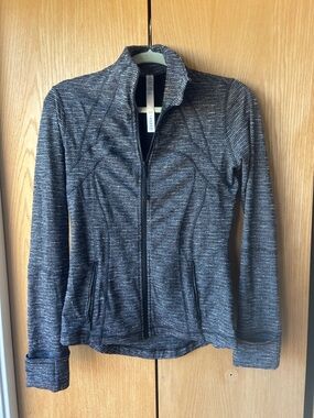 Women’s Lululemon Heathered Gray Zip-Front Jacket